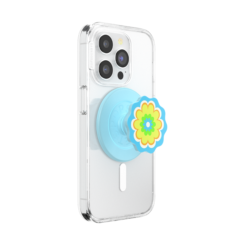 Molded Flower Kaleidoscope Blue — PopGrip for MagSafe image number 6