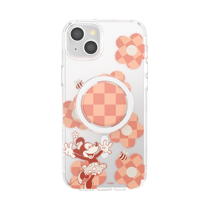 Minnie Checkered Flower — iPhone 15 Plus for MagSafe image number 0