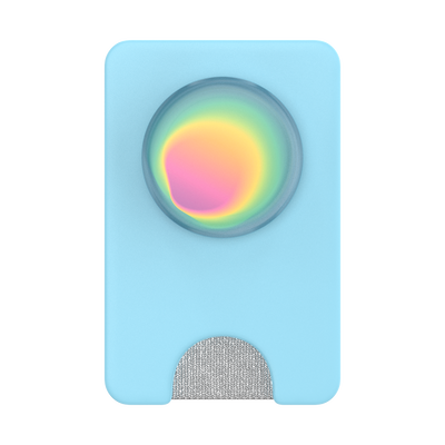 Secondary image for hover Butterfly Pea Blue Boca Aura — PopWallet+ for MagSafe